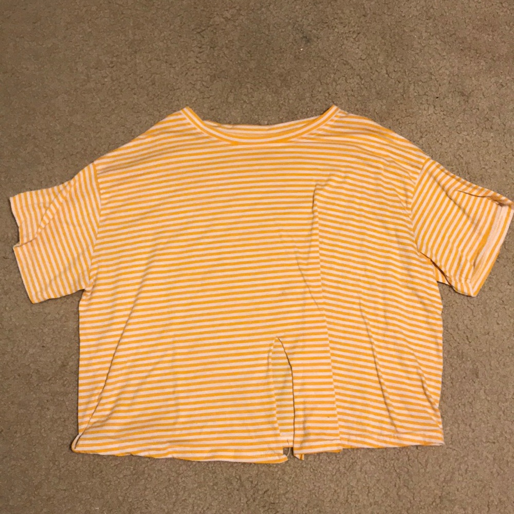 Striped crop top